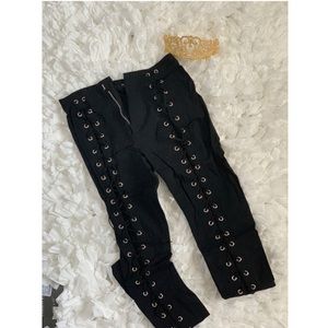 Lace Up Pants